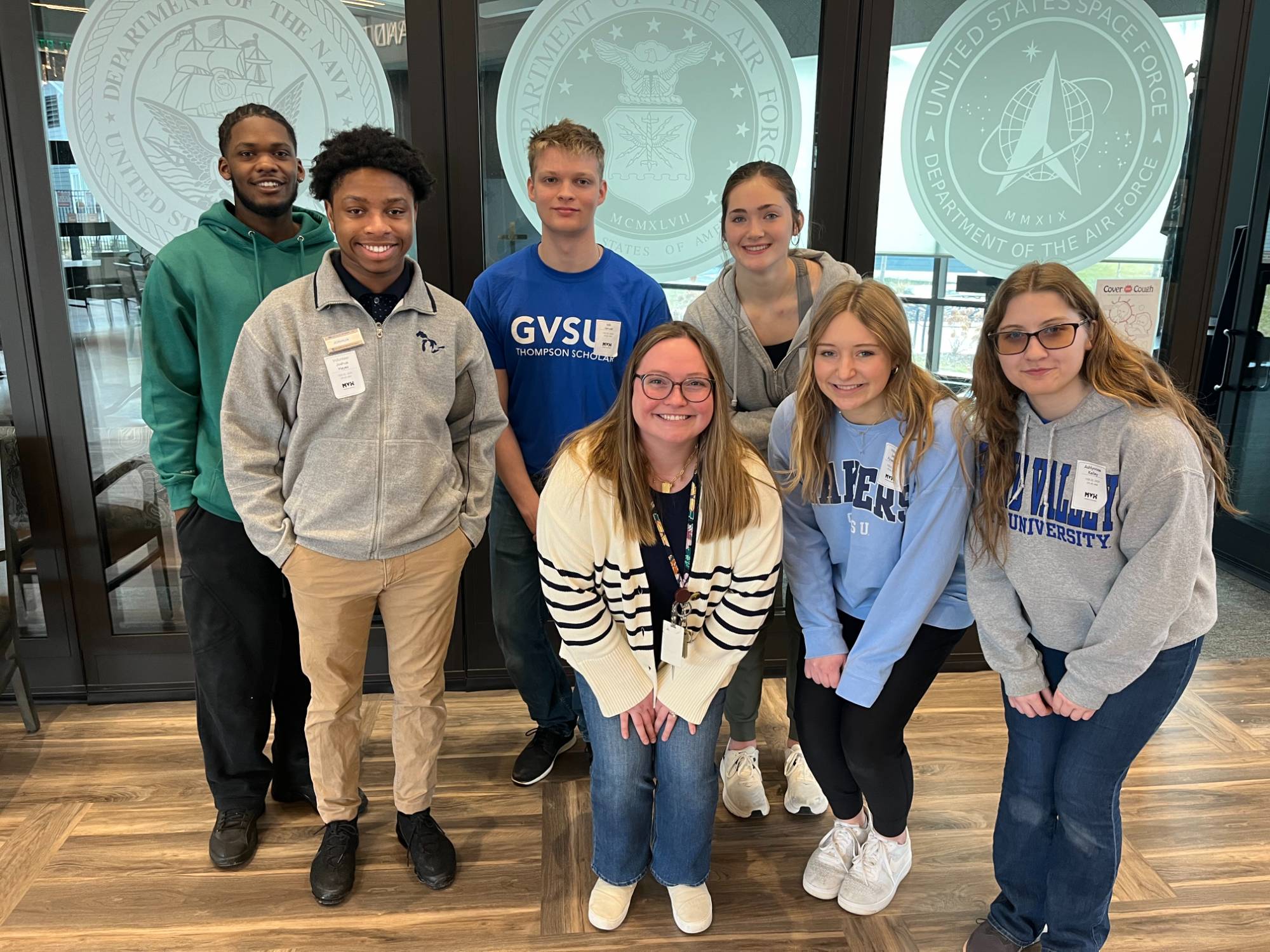 Thompson Scholars Group Photo at Michigan Veterans Homes